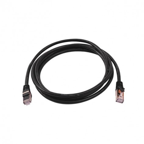 Patch Cord HP DHC-CAT7-FTP (8WW69AA) - CAT.7 Blindado - Preto - 2 Metros
