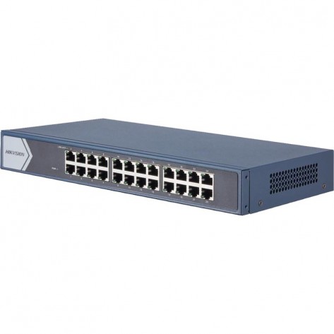 Switch Hikvision DS-3E0524-E(B) - 24 Portas 10/100/1000 Mbps
