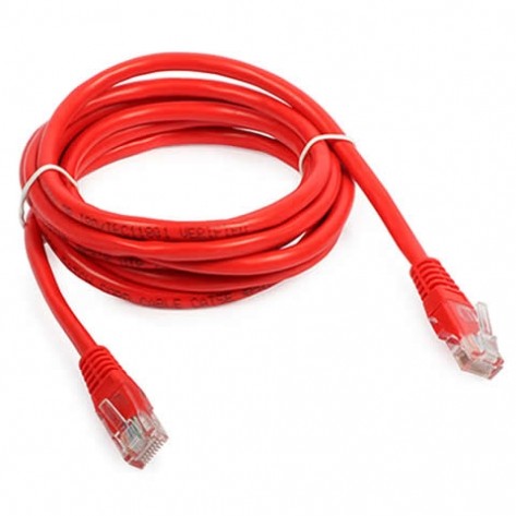 Patch Cord Cat5e Vermelho - 1,5 metros