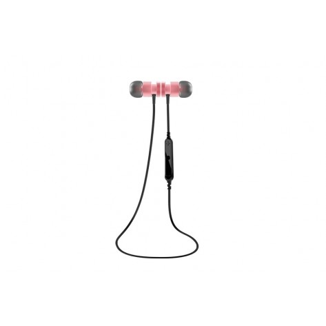 Fone de Ouvido Bluetooth Kimaster Metal Smart K26 - Rosa