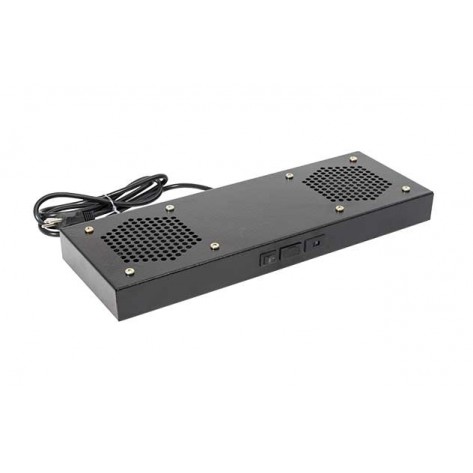 Kit de Ventilação 1U para Rack com 2 ventoinhas - Bivolt