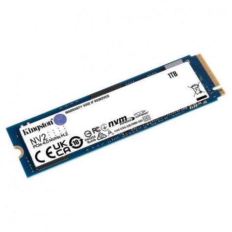 SSD M.2 2280 NVMe NV2 1TB Kingston SNV2S/1000G - PCIe 4.0 - Gravações 2100 MB/s - Leituras 3500 MB/s
