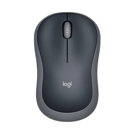 Mouse Óptico Sem Fio Logitech M185 (910-002225) - Preto e Cinza - Wireless