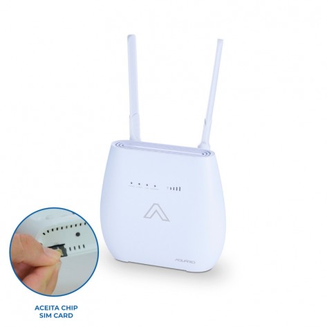 Roteador e Modem - Wireless 4G 150 Mbps - Aquario MD-4000