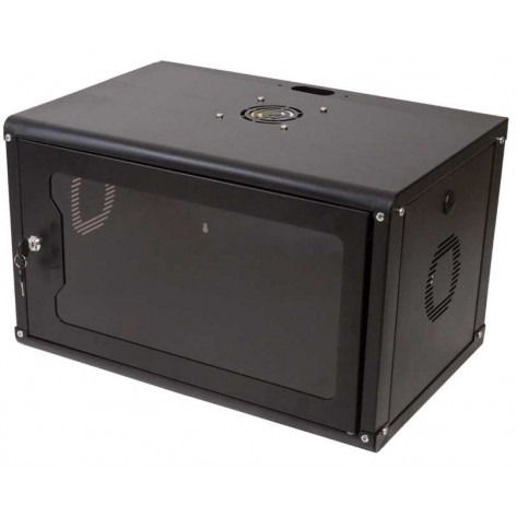 Mini Rack 19'' - Desmontável - 12U 650MM - 1 Ventilador