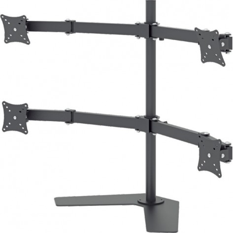 Suporte de mesa triarticulado para 4 monitores Multivisão MT4ERGO