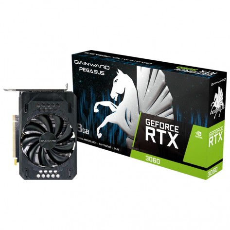 Placa de Vídeo Gainward GeForce RTX 3060 Pegasus (NE63060019P1-190AE) - 8GB GDDR6 128 bits - PCI-Express 4.0