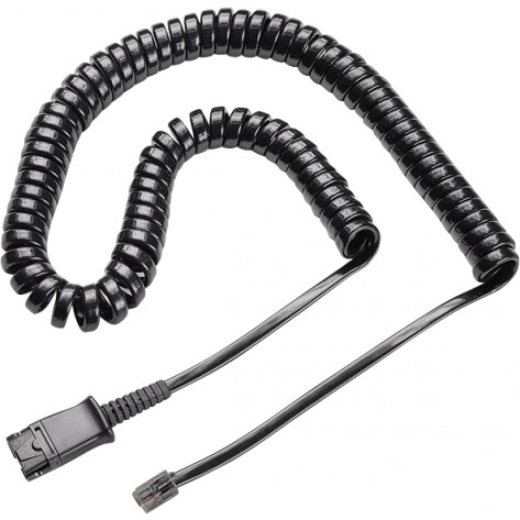 Cabo Espiral de Headset para Plug Modular QD Call Master U10P – Plantronics