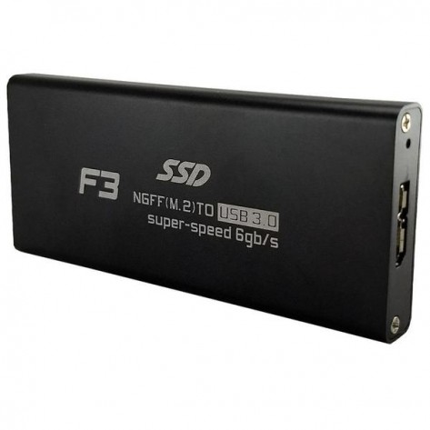 Case Adaptador SSD M.2 Sata para USB 3.0 - F3 116 - CS-M2-01