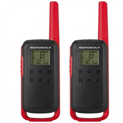 Radio Comunicador Motorola Talkabout T210BR - 32 Km - Vermelho e Preto