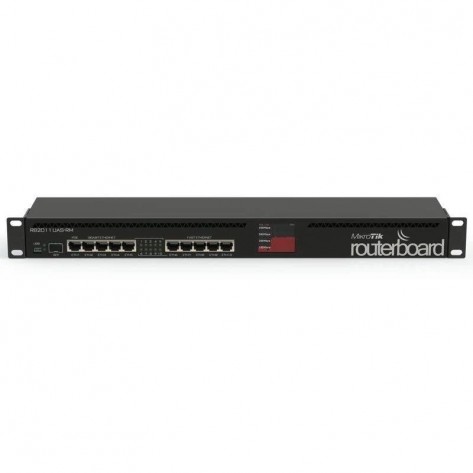 Roteador Mikrotik RB2011UiAS-RM Routerboard - 5 Portas 10/100/1000 - 1U Rackmount