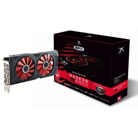 Placa de vídeo XFX Radeon RX 570 RS XXX Edition RX-570P4DFD6 - 4GB 256 bits GDDR5 - PCI-Express 3.0