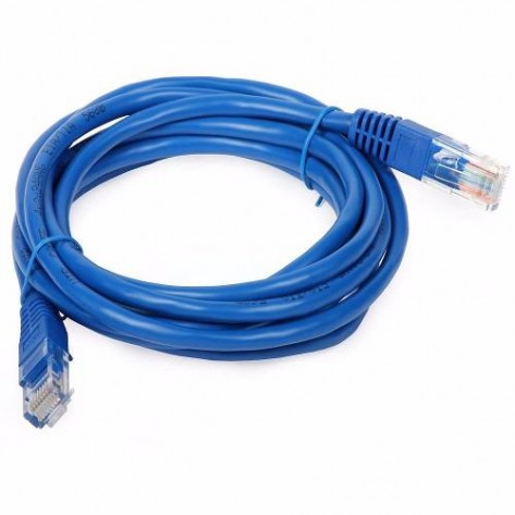 Patch Cord Furukawa U/UTP Cat5e (T568A) Azul - 2,5 metros