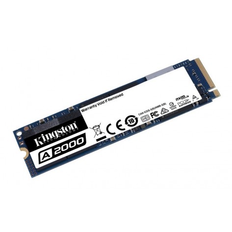 SSD M.2 2280 NVMe 500GB Kingston SA2000M8/500G - Gravações 2000 MB/s - Leituras 2200 MB/s