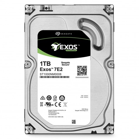 HD 3.5'' 1TB Seagate Exos Enterprise 7E2 ST1000NM0008 - 7200RPM - 128MB Cache - SATA 6Gb/s