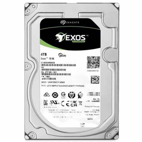 HD 3.5'' 4TB Seagate Exos Enterprise 7E10 ST4000NM000B - 7200RPM - 256MB Cache - SATA 6Gb/s