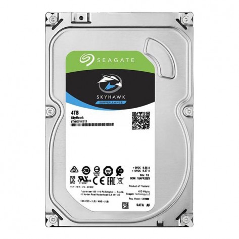 HD 3.5'' 4TB Seagate Surveillance SkyHawk ST4000VX013 - 256MB Cache - SATA 6Gb/s