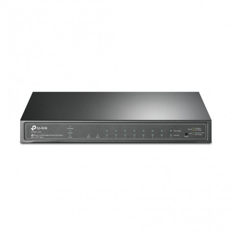 Switch TP-Link T1500G-10PS (TL-SG2210P) - 8 Portas 10/100/1000 Mbps + 2 portas SFP - PoE - Gerenciável