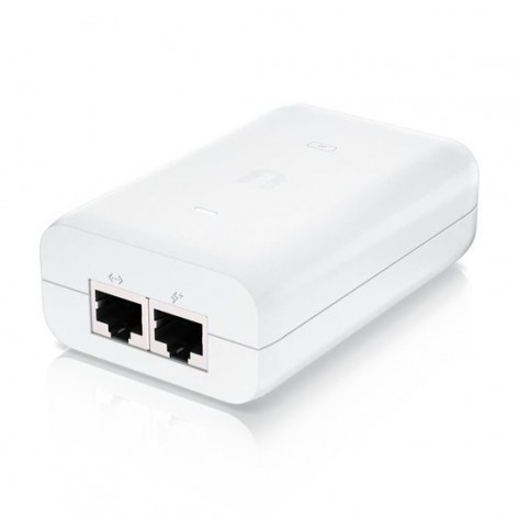 Fonte Injetor PoE Ubiquiti U-POE-AT-BR - Saída 48VDC / 0.65A - Até 30W de PoE+
