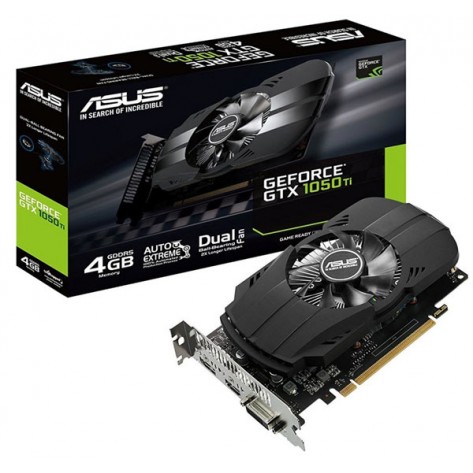 Placa de Vídeo ASUS GeForce GTX 1050 Ti - 4GB 128-bits GDDR5 - PCI Express 3.0