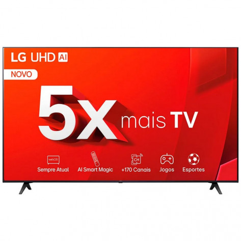 Smart TV 50'' LED LG 50UT801C0SA - 4K UHD (3840 x 2160) - 3 HDMI, 2 USB - HDR10 Pro - ThinQ AI - webOS 24