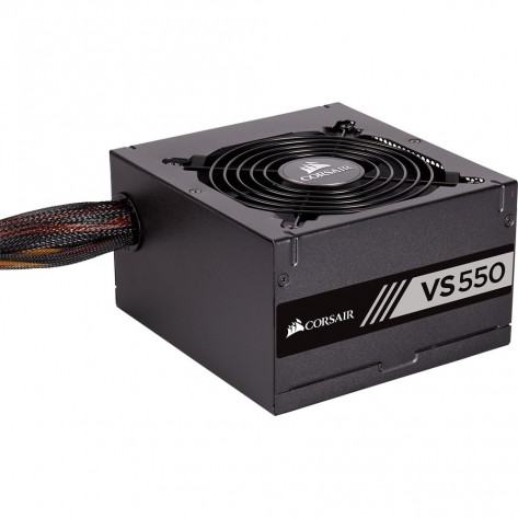 Fonte ATX 550W Corsair VS550 CP-9020171-WW - 80 Plus White - PFC Ativo