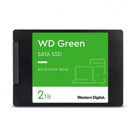SSD 2.5'' 2TB Western Digital Green WDS200T2G0A - Leituras 545MB/s - SATA 6Gb/s