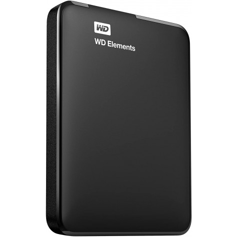 HD Externo 2.5'' 1TB Western Digital Elements Portable WDBUZG0010BBK - USB 3.0 - Preto