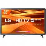 Smart TV 32'' LED LG 32LM621CBSB - HD 1366 x 768 - 3 HDMI - HDR10 - Inteligência Artificial ThinQ