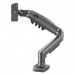 Suporte de Mesa Articulado a Gás ELG F80N - Para Monitor de 17'' a 35'' - Vesa 75x75mm / 100x100mm