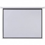 Tela de Projeção Retrátil Multilaser AC438 - 120" (244 x 183 cm) - Matte White + Blackout