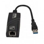 Adaptador Conversor USB 3.0 para Rede RJ45 10/100/1000 Mbps - CXR-ADP-USB3.0XRJ45