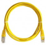 Patch Cord Hammer Cat6 Amarelo - 1,5 metros