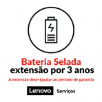 Serviço Lenovo - Extensão de proteção da bateria Selada no local por 3 anos - 5WS0L01988