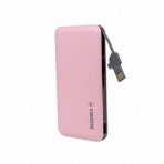 Carregador Portátil Power Bank Kimaster E622 10000mah - Rosa