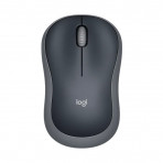 Mouse Óptico Sem Fio Logitech M185 (910-002225) - Preto e Cinza - Wireless