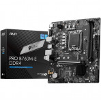 Placa Mãe MSI PRO B760M-E DDR4 - Chipset B760 - (DDR4, M.2, HDMI/VGA, USB 3.2 Gen 1) - Soquete 1700