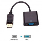 Adaptador Conversor DisplayPort Macho para VGA Fêmea - Versão 1.2