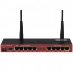 Roteador Wireless Mikrotik RB2011UiAS-2HnD-IN - 5 Portas 10/100Mbps, 5 Portas 10/100/1000Mbps - Licença L5