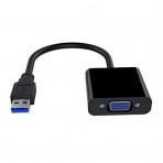 Adaptador Conversor USB 3.0 Macho para VGA Fêmea