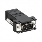 Adaptador VGA Macho para RJ45 Fêmea - Unidade