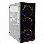 Gabinete Evus Gamer EV-G14 Preto - 3 Fans - Sem Fonte