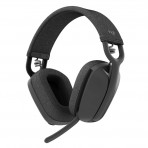 Fone de Ouvido Headset Logitech Zone Vibe 100 (981-001214) - Bluetooth - Com Microfone - Grafite 