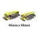 Conector de emenda VGA DB-15 (Fêmea/Fêmea)